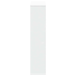 Bücherregal Weiß, 63x20x90 cm