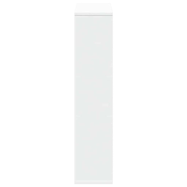Bücherregal Weiß, 63x20x90 cm