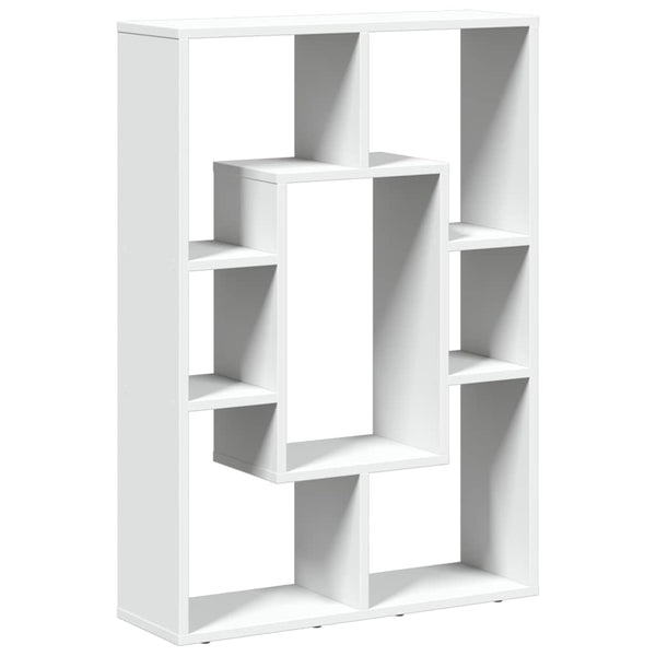 Bücherregal Weiß, 63x20x90 cm
