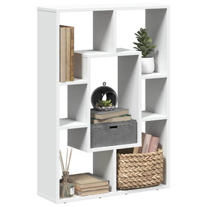 Bücherregal Weiß, 63x20x90 cm