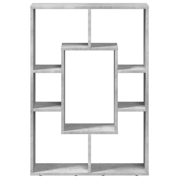 Bücherregal Betongrau 63x20x90 cm