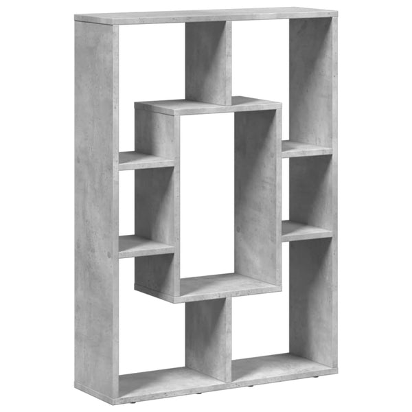 Bücherregal Betongrau 63x20x90 cm
