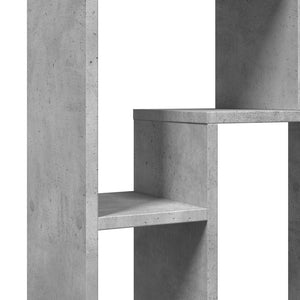 Bücherregal Betongrau 63x20x90 cm