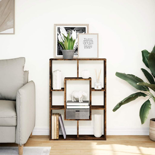 Bücherregal Räuchereiche 63x20x90 cm