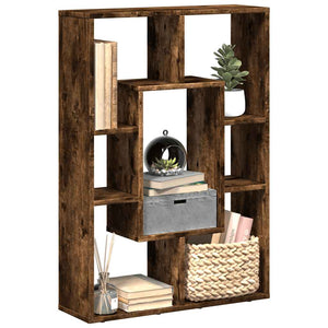 Bücherregal Räuchereiche 63x20x90 cm