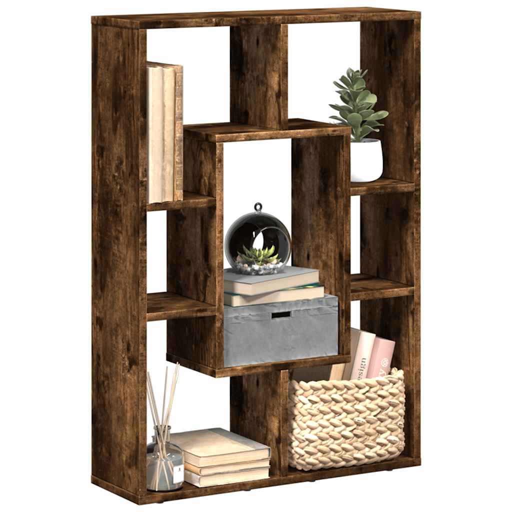 Bücherregal Räuchereiche 63x20x90 cm