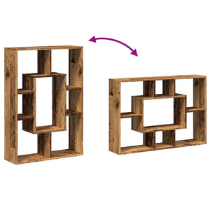 Bücherregal Altholz-Optik 63x20x90 cm