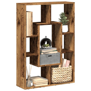 Bücherregal Altholz-Optik 63x20x90 cm