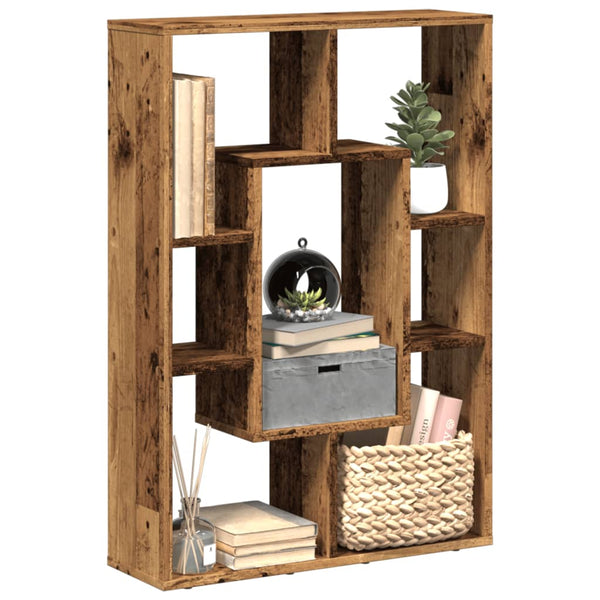 Bücherregal Altholz-Optik 63x20x90 cm