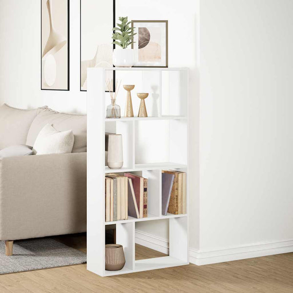 Weißes Bücherregal 60x20x120,5 cm