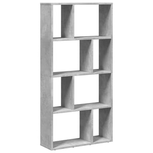 Betongraues Bücherregal, 60 cm