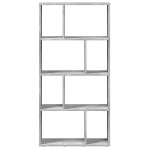Betongraues Bücherregal, 60 cm