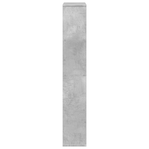Betongraues Bücherregal, 60 cm
