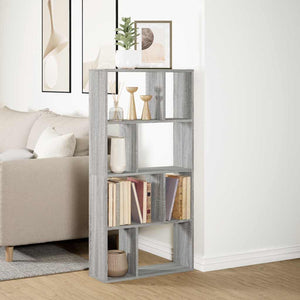 Bücherregal Grau Sonoma 60x20x120,5 cm