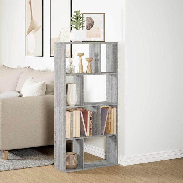 Bücherregal Grau Sonoma 60x20x120,5 cm