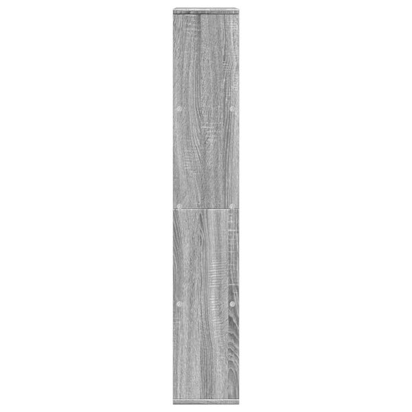 Bücherregal Grau Sonoma 60x20x120,5 cm