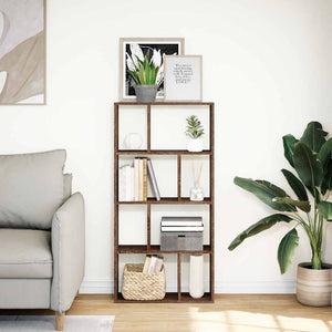 Bücherregal Braun Eichenoptik 60x20x120,5 cm