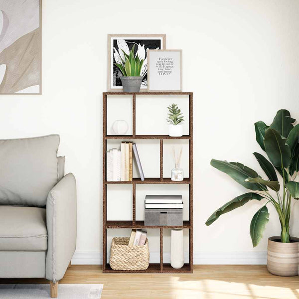 Bücherregal Braun Eichenoptik 60x20x120,5 cm