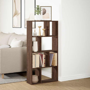 Bücherregal Braun Eichenoptik 60x20x120,5 cm