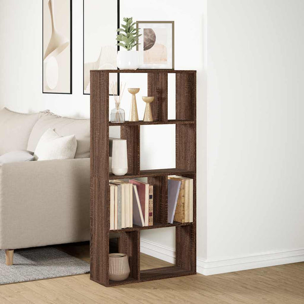Bücherregal Braun Eichenoptik 60x20x120,5 cm