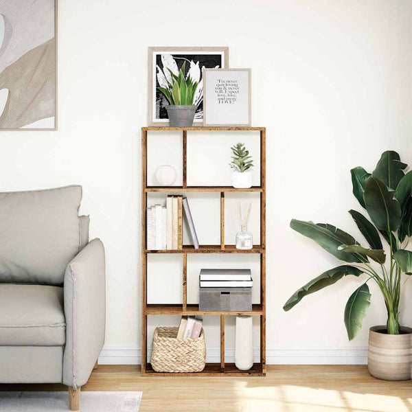 Bücherregal Altholz-Optik 60x20x120,5 cm
