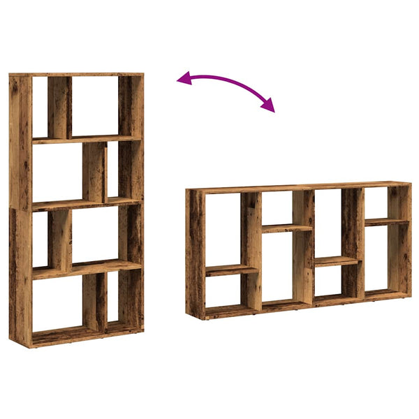 Bücherregal Altholz-Optik 60x20x120,5 cm