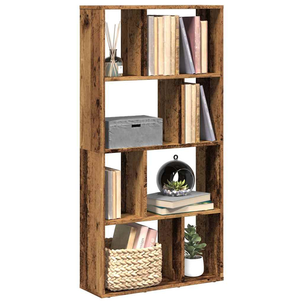 vidaXL Bookshelf Reclaimed Wood Look 60x20x120.5 cm Engineered Wood