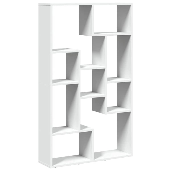 Weißes Bücherregal 72x20x120,5 cm