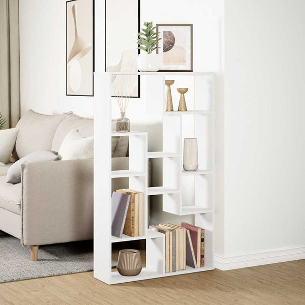 Weißes Bücherregal 72x20x120,5 cm
