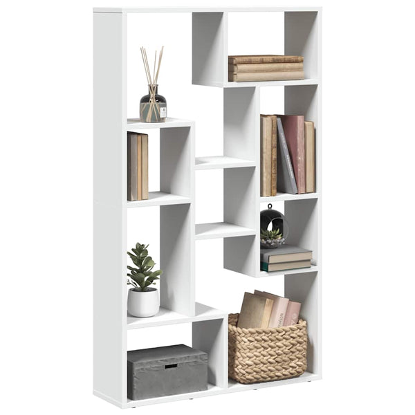 Weißes Bücherregal 72x20x120,5 cm
