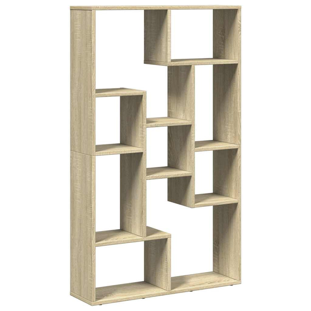 vidaXL Bookshelf Sonoma Oak 72x20x120.5 cm Engineered Wood