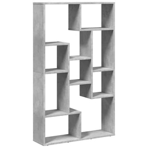 Bücherregal Betongrau 72x20x120,5 cm
