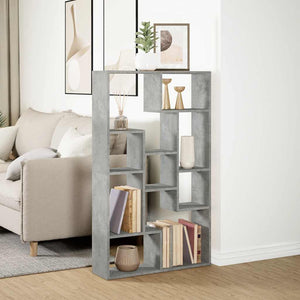 Bücherregal Betongrau 72x20x120,5 cm