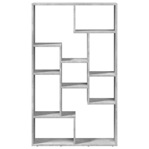Bücherregal Betongrau 72x20x120,5 cm