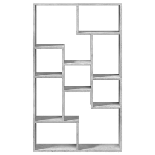 Bücherregal Betongrau 72x20x120,5 cm