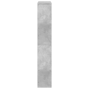 Bücherregal Betongrau 72x20x120,5 cm