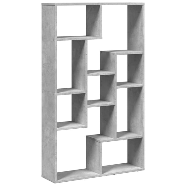 Bücherregal Betongrau 72x20x120,5 cm