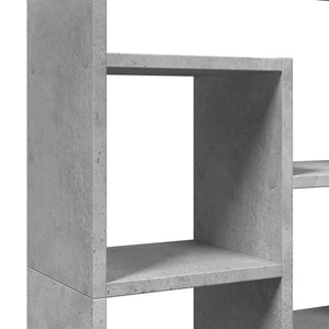 Bücherregal Betongrau 72x20x120,5 cm