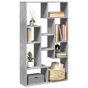 Bücherregal Betongrau 72x20x120,5 cm