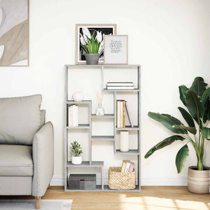 Bücherregal Grau Sonoma 72x20x120,5 cm