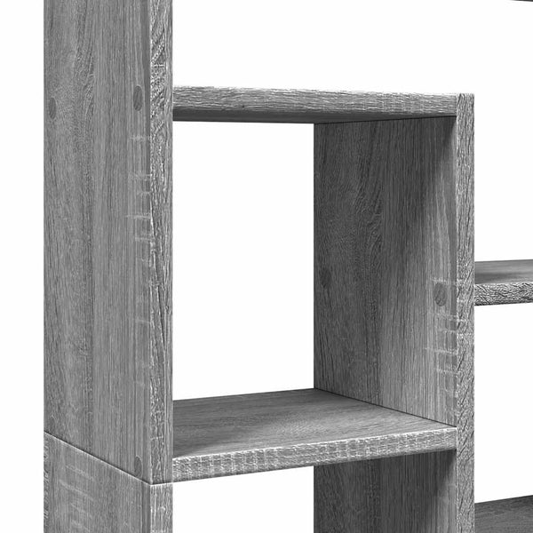 Bücherregal Grau Sonoma 72x20x120,5 cm
