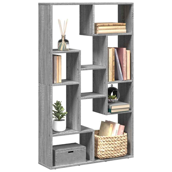 Bücherregal Grau Sonoma 72x20x120,5 cm