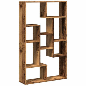 Bücherregal Altholz-Optik 72x20x120,5 cm