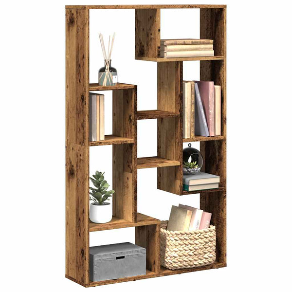 Bücherregal Altholz-Optik 72x20x120,5 cm