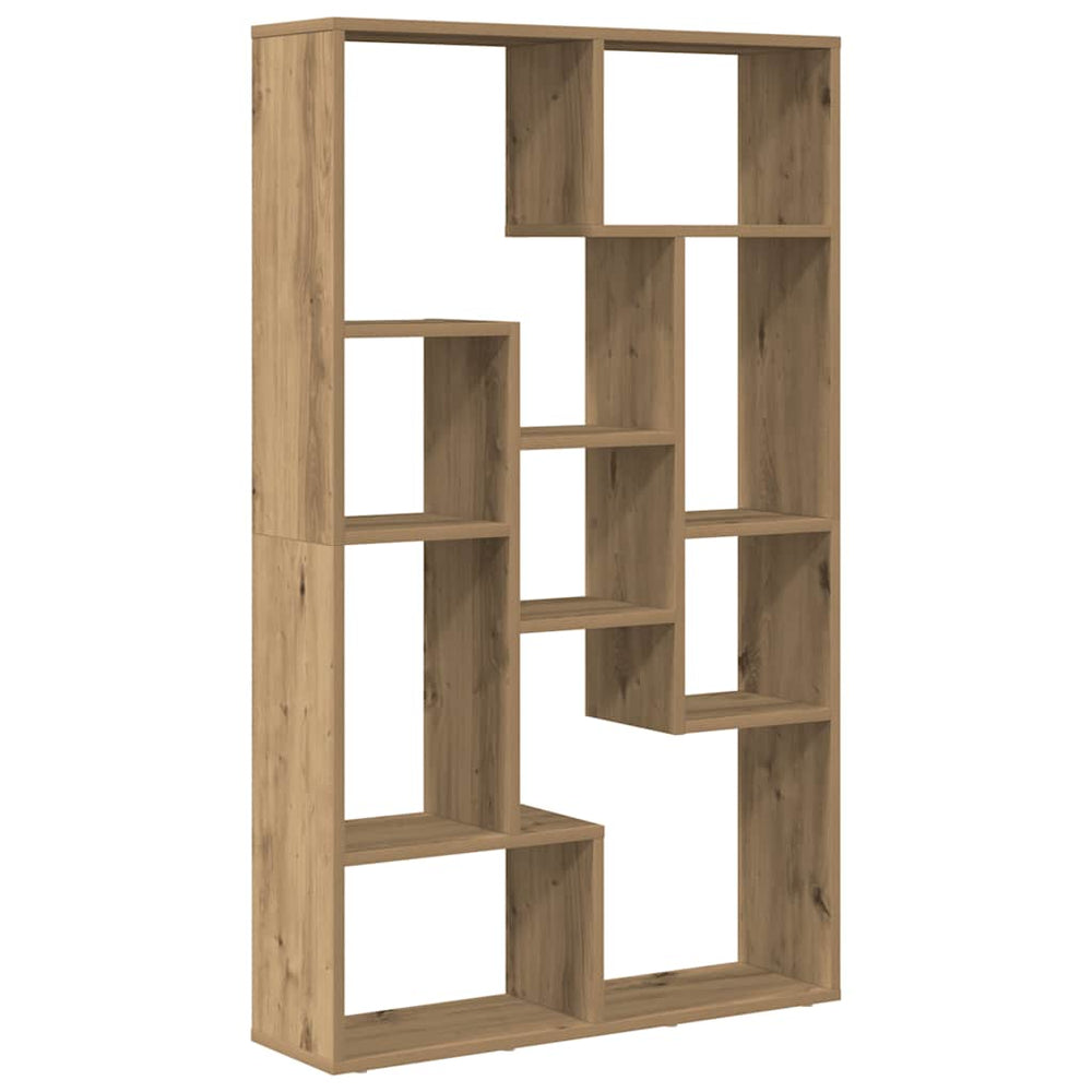 vidaXL Bookshelf Artisan Oak 72x20x120.5 cm Engineered Wood