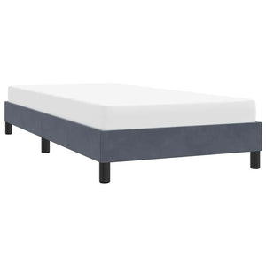 Bettgestell Dunkelgrau 80x210 cm Samt