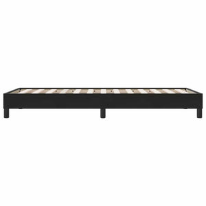 Schwarzes Samt Bettgestell 80x210 cm
