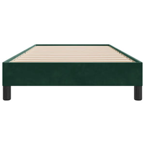 Bettgestell Dunkelgrün Samt 80x210 cm