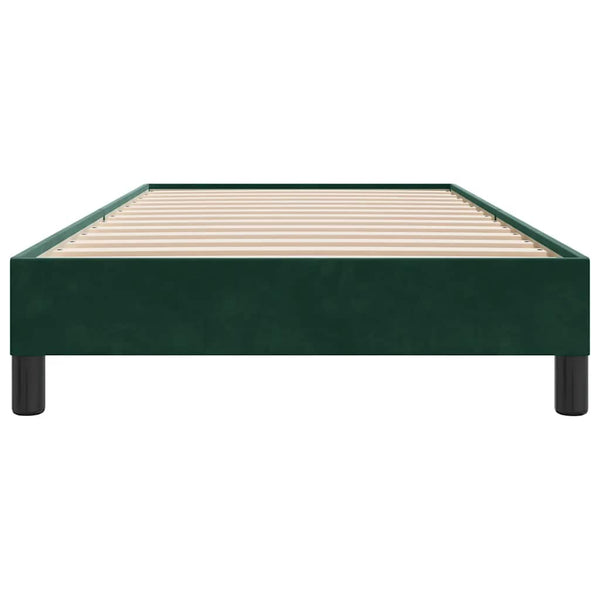 Bettgestell Dunkelgrün Samt 80x210 cm