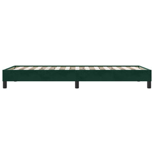 Bettgestell Dunkelgrün Samt 80x210 cm